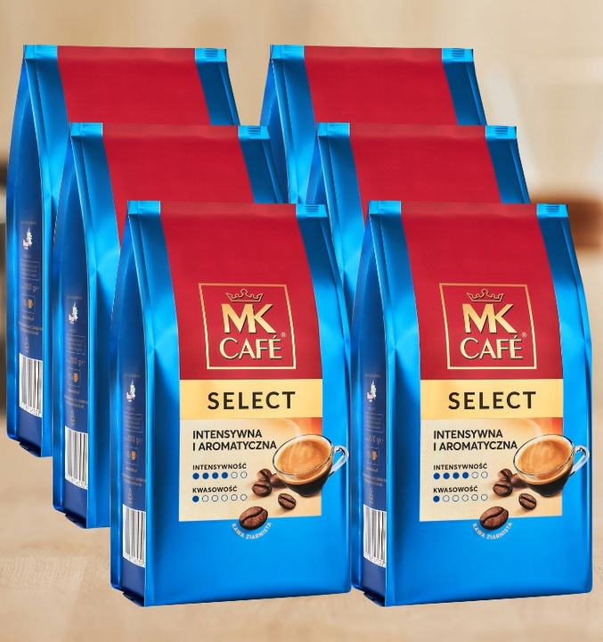 Kawa ziarnista MK Cafe Select 6x1kg