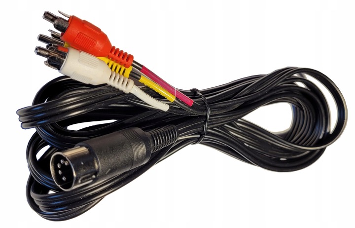 Kabel/przewód Commodore C64 2m Cinch Video