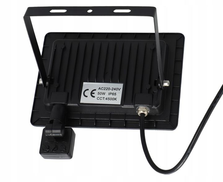 Naświetlacz LED SLIM 50W halogen z CZUJNIK RUCHU i zmierzchu reflektor