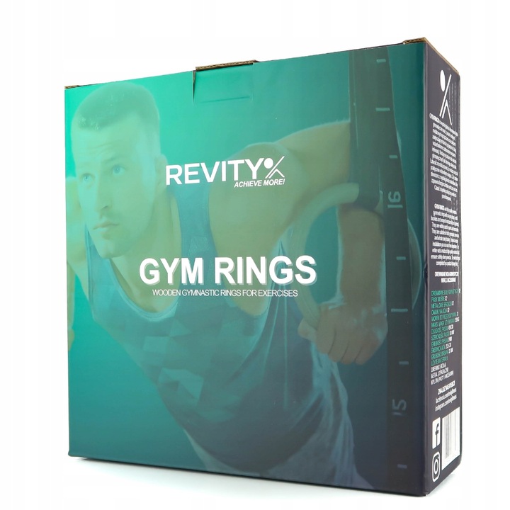 KÓŁKA GIMNASTYCZNE DREWNIANE KOŁA OBRĘCZE DO ĆWICZEŃ Z MIARKĄ I