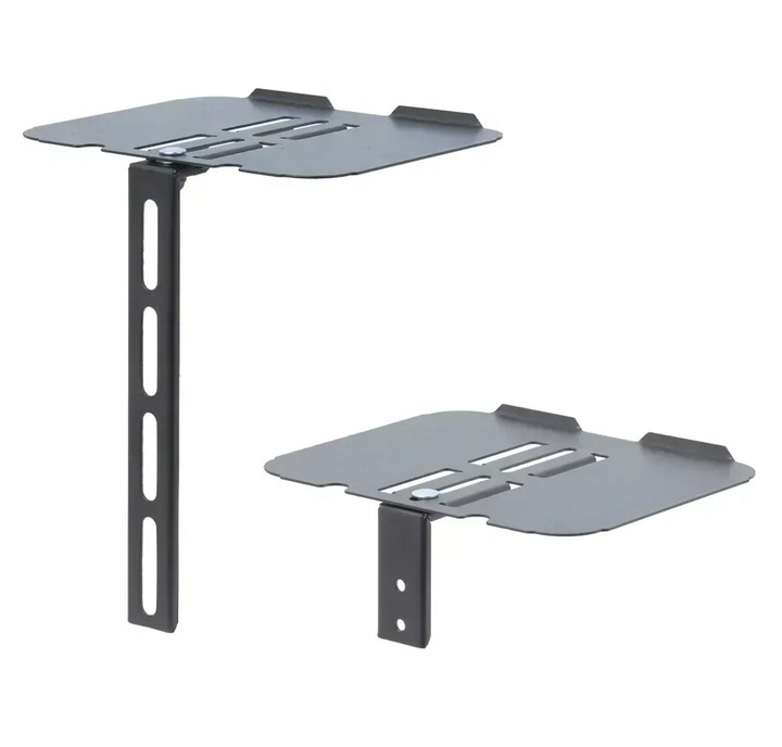 PÓŁKA POD TUNER DVB-T2 DEKODER DVD PILOTY ŚCIENNA LUB MONTOWANA NA TV