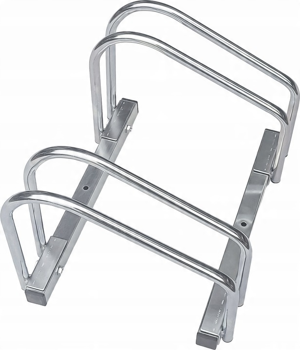 STOJAK NA 2 ROWERY PARKING ROWEROWY UCHWYT NA 2 STANOWISKA STAL NIERDZEWNA