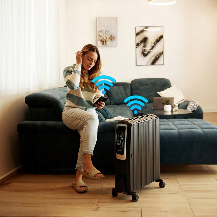 Grzejnik olejowy Yoer 2500W 10 żeberek +Timer +3 moce +Tryb