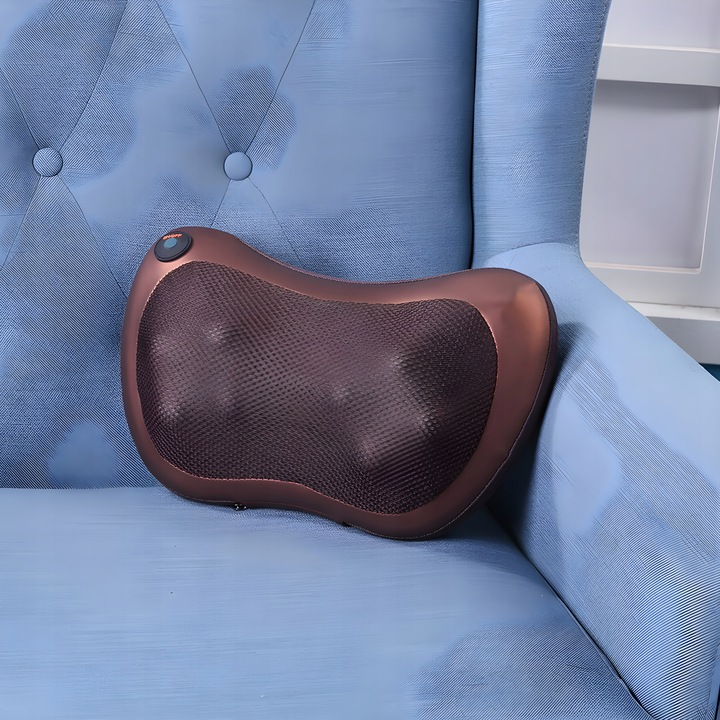 PODUSZKA MASUJĄCA DO KARKU SZYI PLECÓW RAMION CIAŁA NÓG MASAŻER SHIATSU