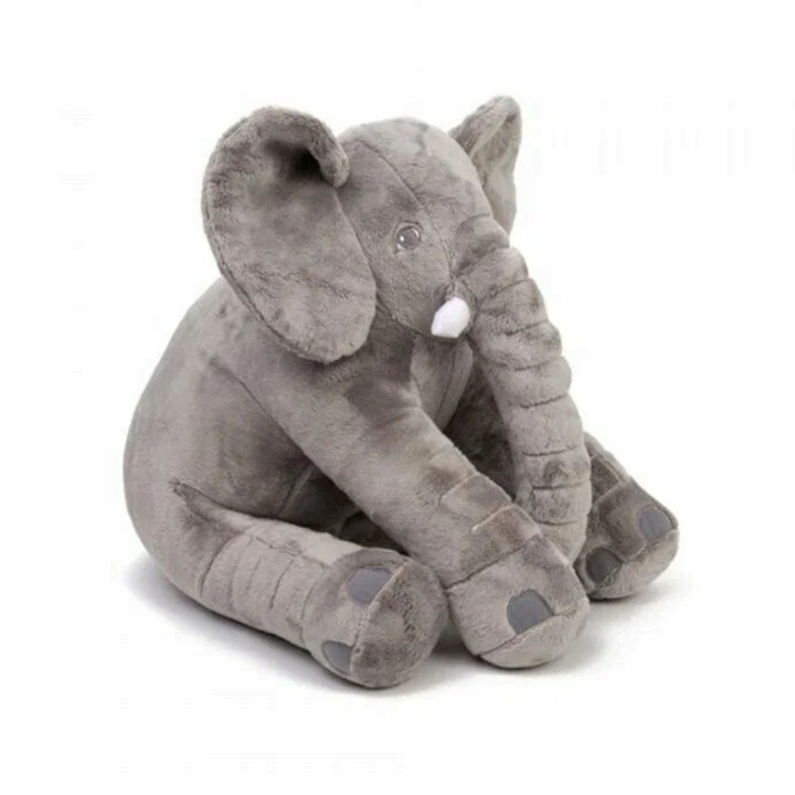 DUŻA PODUSZKA SŁOŃ MASKOTKA PRZYTULANKA PLUSZOWY MIŚ PREZENT DZIECKA JASIEK