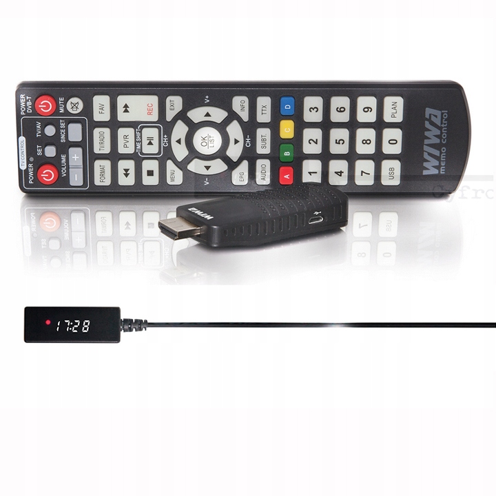 Dekoder Tuner TV Wiwaj DVB-T2 HEVEC MINI LED