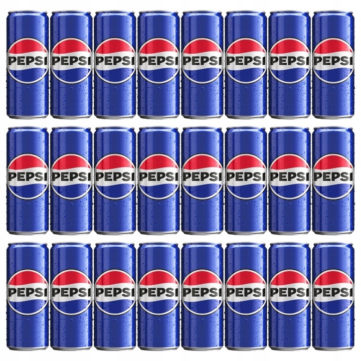 Napój gazowany Pepsi puszka zestaw 24x330 ml