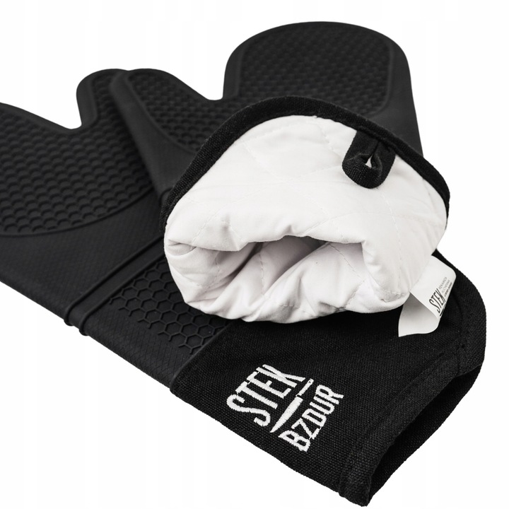 Rękawice Kuchenne Grillowe Stek Bzdur Silikonowe Żaroodporne Długie