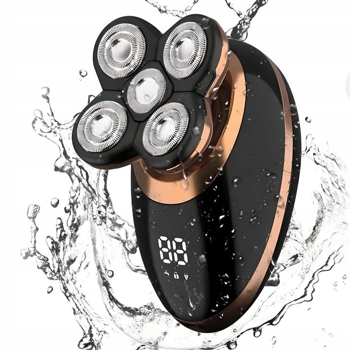 Golarka Męska 5W1 Maszynka do Golenia Brody, Włosów i Głowy - Trymer Alpha