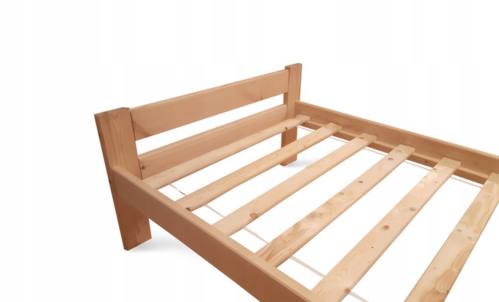 ŁÓŻKO DREWNIANE sosnowe Relax 90x200 + stelaż drewniany