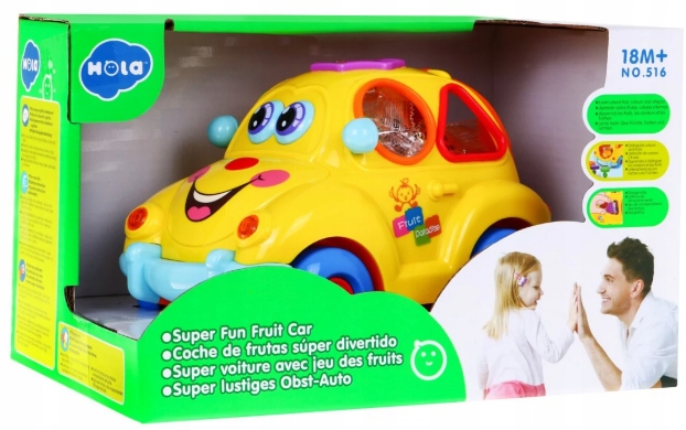 AUTO SORTER DLA NAJMŁODSZYCH KLOCKI + AUTKO 516