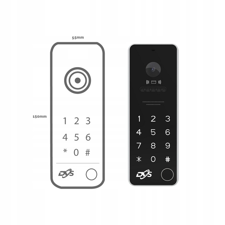 WIDEODOMOFON WIDEO DOMOFON WiFi DOTYKOWY DZWONEK BRAMA BRELOKI AUDIO TUYA