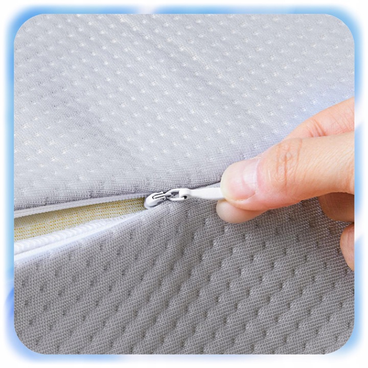 PODUSZKA ORTOPEDYCZNA ERGONOMICZNA PIANKI MEMORY PROFILOWANA POD KARK SZYJĘ