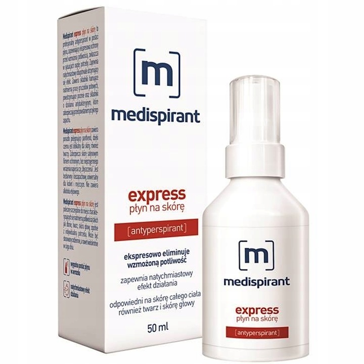 Medispirant Express Płyn Na Skórę Nadmierna Potliwość 50ml