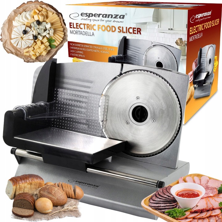 ESPERANZA ELEKTRYCZNA KRAJALNICA DO CHLEBA WĘDLIN