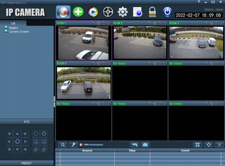 KAMERA WIFI OBROTOWA ZEWNĘTRZNA IP 5Mpx METAL CZARNA AUDIO DETEKCJA DVS