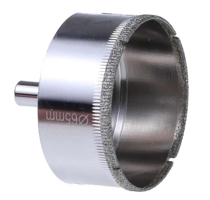 DREL OTWORNICA OTWORNICE DIAMENTOWA KORONKA DO SZKŁA PŁYTEK GRESU 65mm