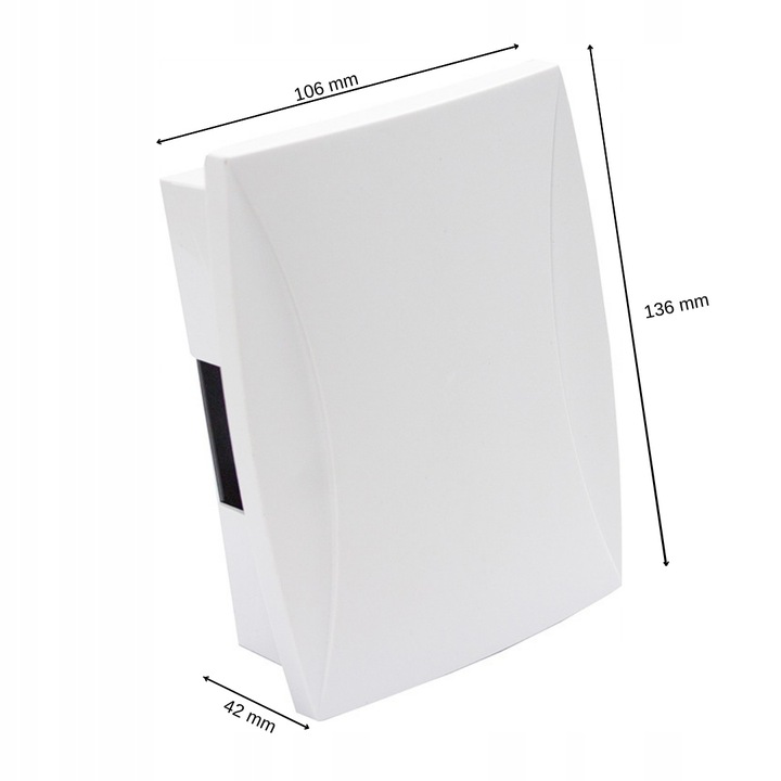 DZWONEK DO DRZWI PRZEWODOWY BIM-BAM DWUTONOWY ZAMEL GNS-921 BIAŁY