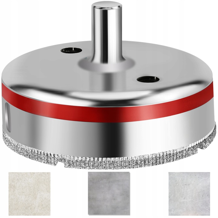 OTWORNICA DIAMENTOWA ⌀ 120mm KORONKA GALWANICZNA DO GRESU PŁYTEK