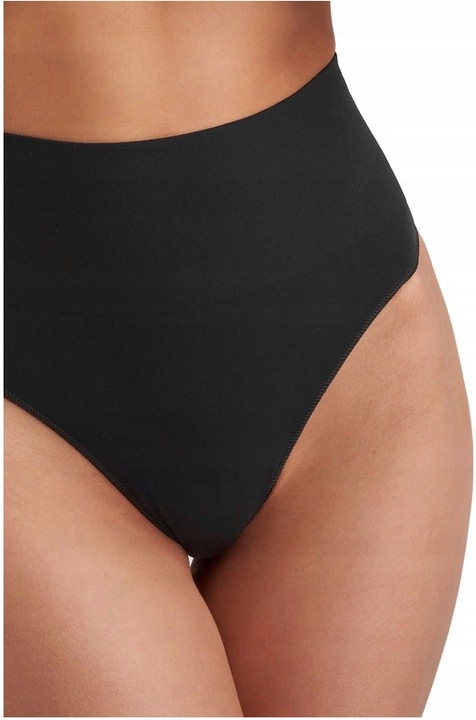 GATTA STRING CORRECT STRINGI WYSZCZUPLAJĄCE Z WYSOKIM STANEM CZARNE M