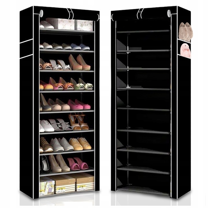 SZAFKA MATERIAŁOWA NA BUTY UBRANIA REGAŁ PÓŁKA GARDEROBA 9 PÓŁEK DUŻA