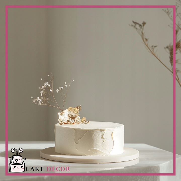 Podkład pod tort gruby Biały 40 cm Cakedecor