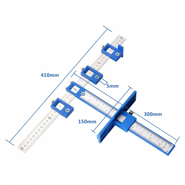 Szablon Znacznik Wzornik do Wiercenia Pod Uchwyt Szablon do Szuflad