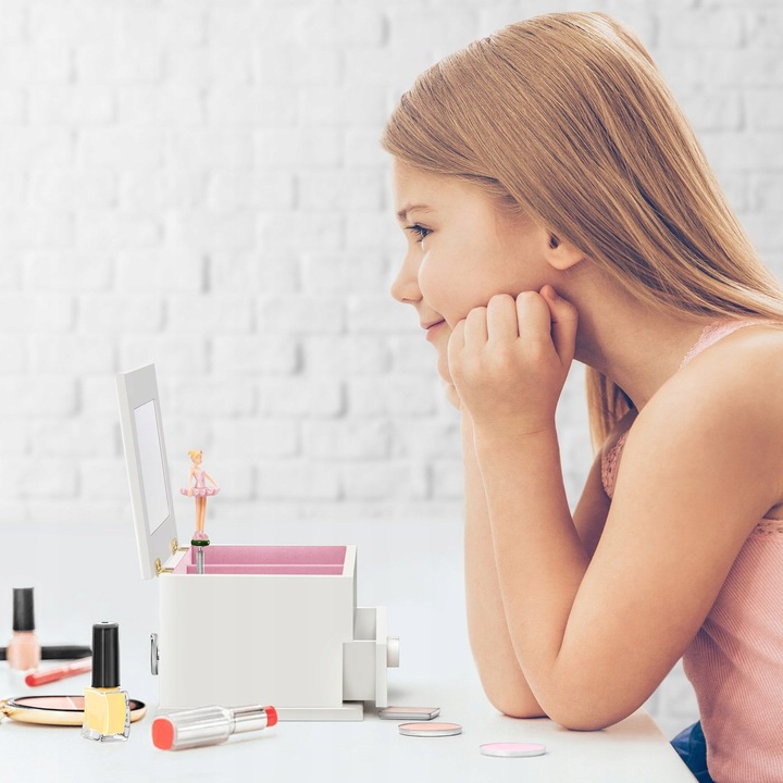 Pamiątka Komunii Świętej Prezent Komunia Szkatułka Pozytywka z Szufladką