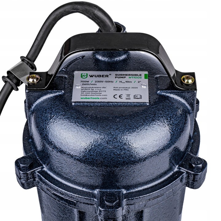 POMPA Z ROZDRABNIACZEM DO WODY BRUDNEJ CZYSTEJ SZAMBA MOCNA FAST FIX