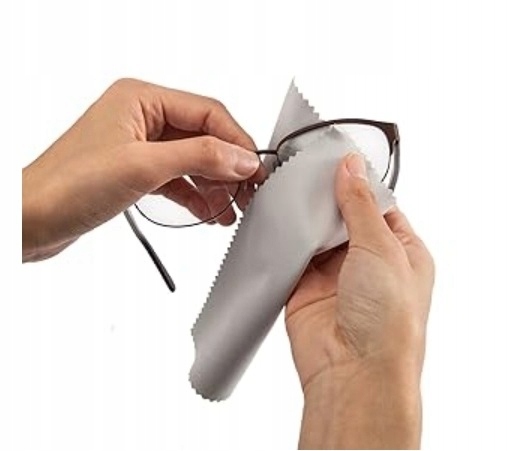 ŚCIERECZKI DO CZYSZCZENIA OKULARÓW Z MIKROFIBRY PolarZONE CZARNY 10