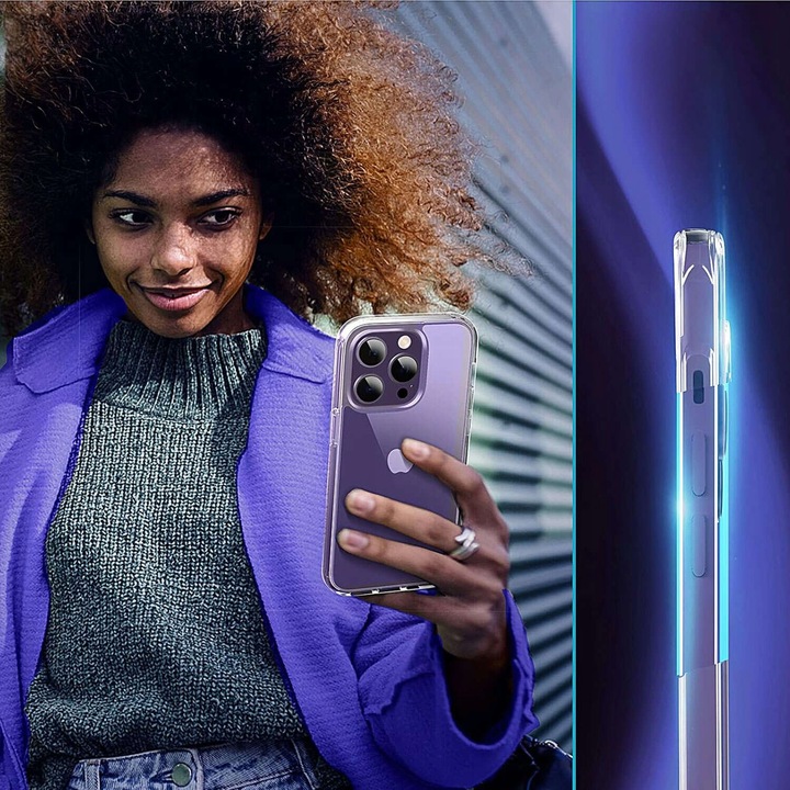 ETUI IPHONE 15 PRO CLEAR CASE OBUDOWA PREMIUM