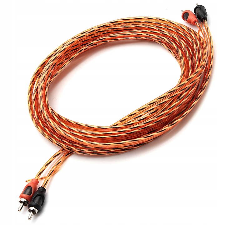 Zestaw kabli przewodów do wzmacniacza samochodowego NECOM 10mm2 porządne