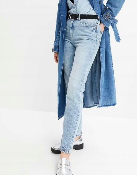 JEANSY Z WYSOKIM STANEM 46