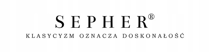 SEPHER Portfel 100% Skórzany Męski CZARNY zatrzask