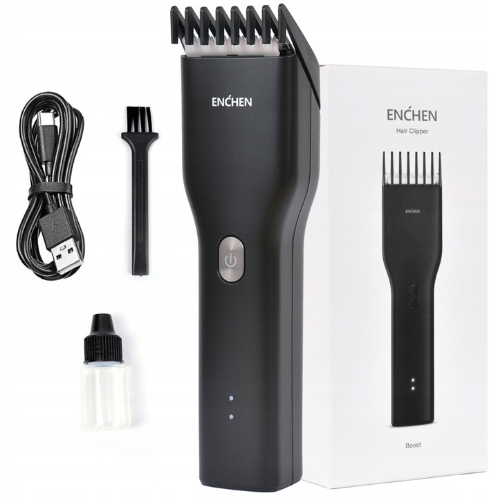 Maszynka do włosów cicha Enchen Boost NA PREZENT