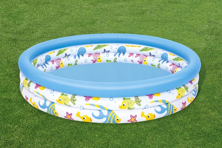 BRODZIK DZIECIĘCY DMUCHANY BASENIK OGRODOWY DLA DZIECKA 122cm BESTWAY 51226