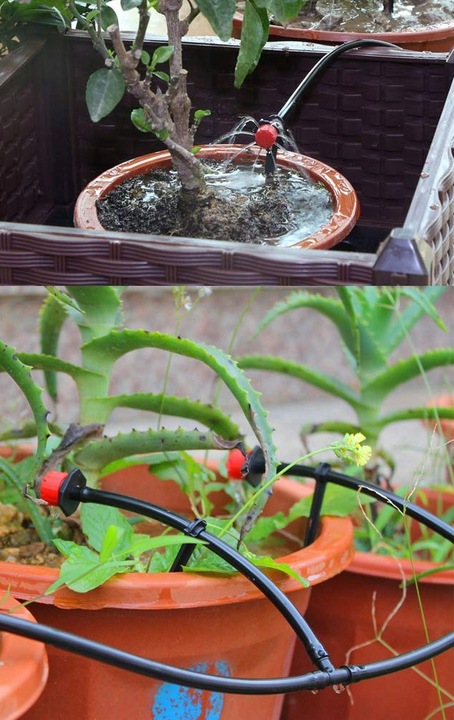 ZESTAW NAWADNIANIE KROPELKOWE SYSTEM 25m + 30 DYSZ