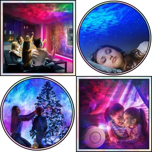 SMART Projektor Lampka Nocna LED Rzutnik GWIAZD