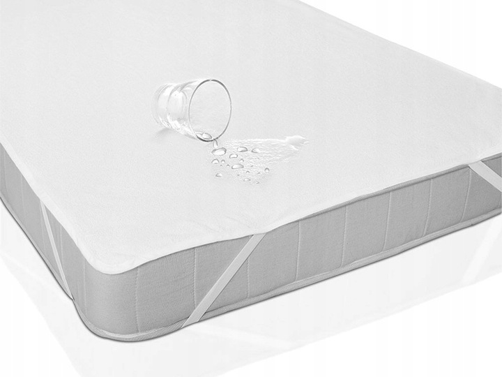 PRZEŚCIERADŁO NIEPRZEMAKALNE 140X200 OCHRANIACZ NA MATERAC TOPPER PODKŁAD