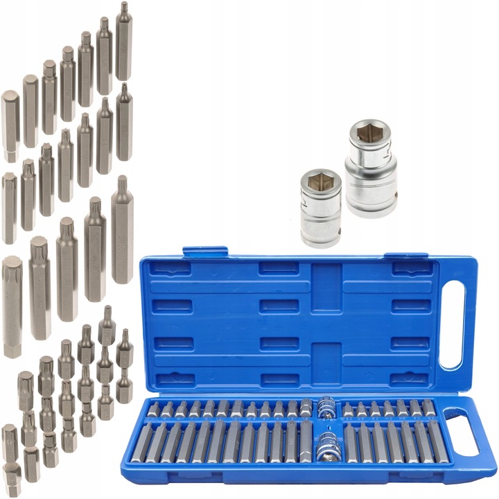VORFAL ZESTAW BITÓW KLUCZY IMBUS SPLINE TORX 40 EL BITY W WALIZCE V08070