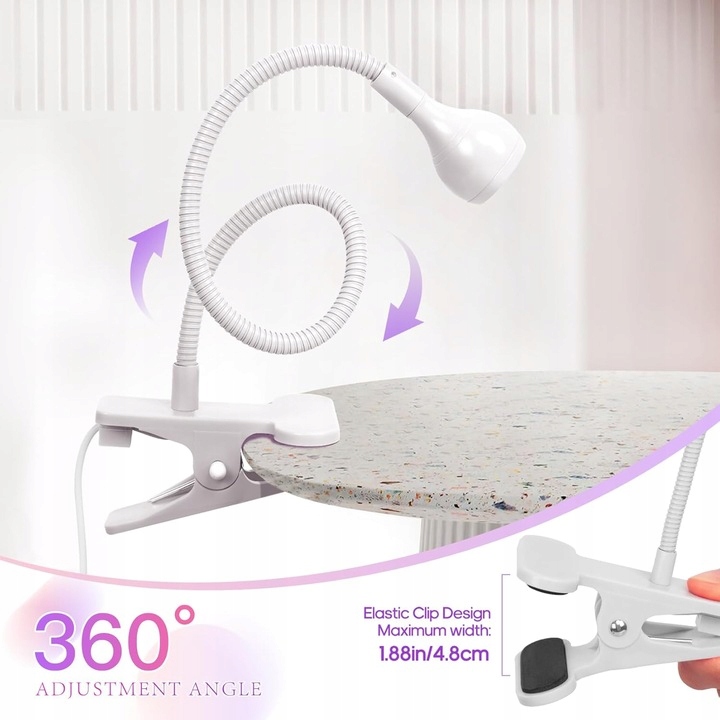 Lampa UV LED MINI DO PAZNOKCI UTWARDZA ŻELE HYBRYDY DO GÓRNYCH FORM