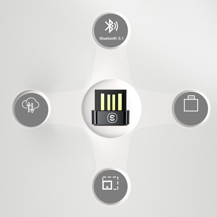 Adapter Bluetooth 5.1 USB do Komputera PC DONGLE