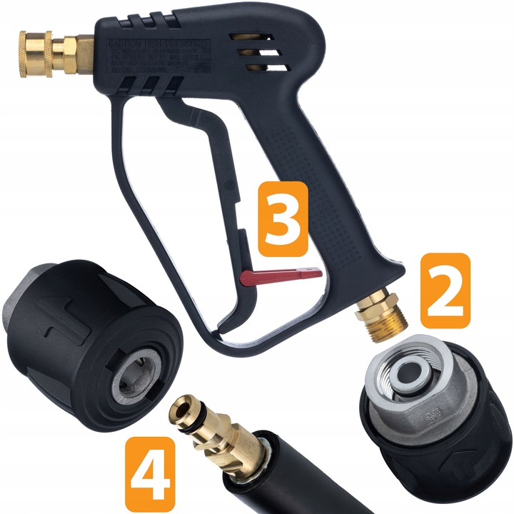 PISTOLET DO MYJKI CIŚNIENIOWEJ KARCHER K2 K3 K4 K5 K6 K7 M22 CLICK 5