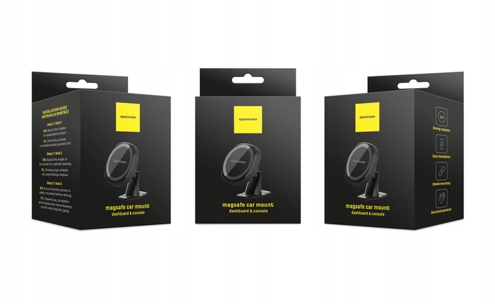 UCHWYT DO SAMOCHODU MAGNETYCZNY NA TELEFON DESKĘ KOKPIT HOLDER DO MAGSAFE