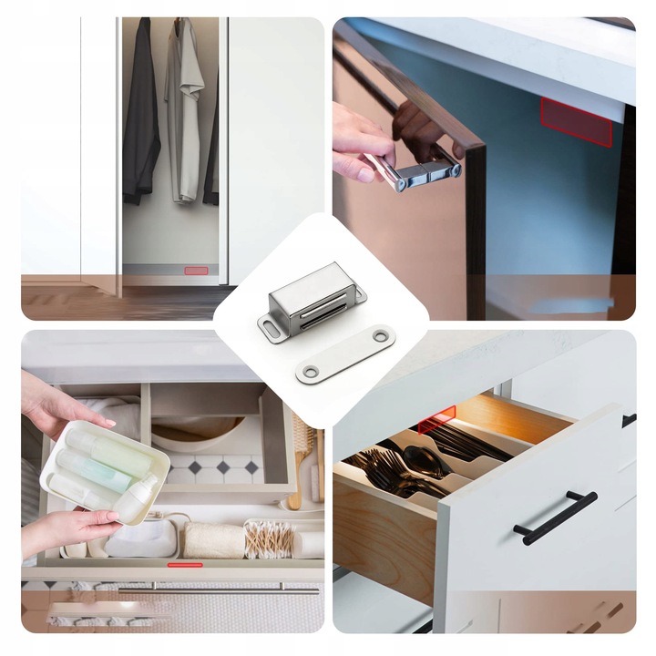 MAGNES DO DRZWI SZAFY PRZESUWNEJ MAGNES DO SZAFEK SZUFLAD KUCHENNYCH