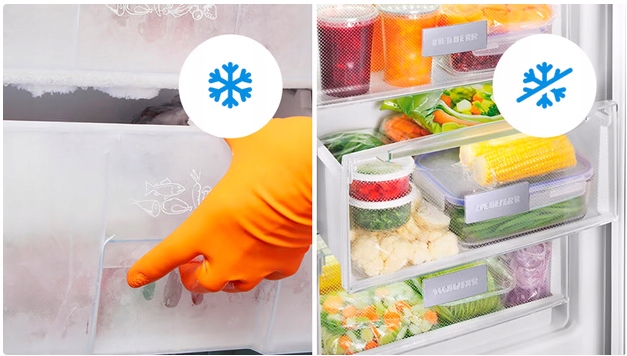 Lodówka Lodówko zamrażarka chłodziarka 152cm 174L Low Frost INOX 39dB