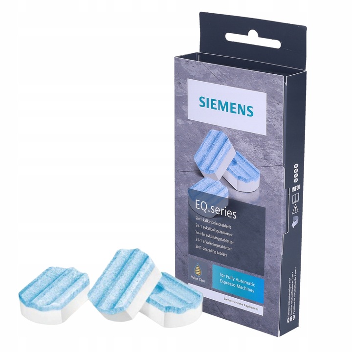 Tabletki odkamieniające do ekspresu do kawy SIEMENS TZ80002 2w1 EQ