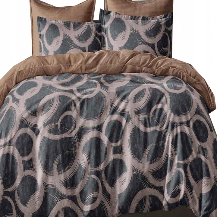 GRUBA DWUSTRONNA POŚCIEL FLANELOWA 160x200 2 POSZEWKI 70x80 FLANELA KOMPLET