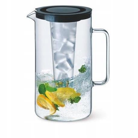 DZBANEK 2,5L duży z zaparzaczem do herbaty oraz wkładem do lodu do ICE TEA