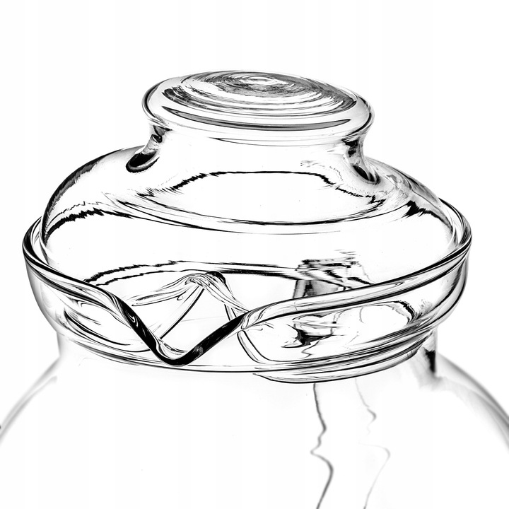 DZBANEK ŻAROODPORNY SZKLANY Z PODRZEWACZEM ZAPARZACZEM DO HERBATY 1,5L